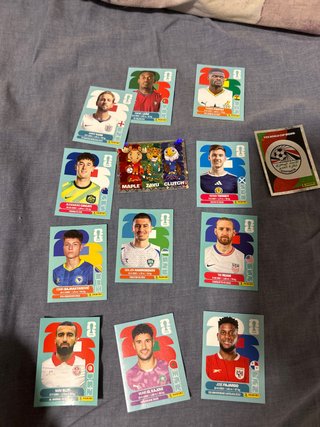 Lote de 11 Cromos Panini Mundial 2026