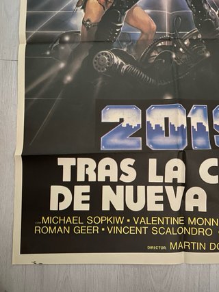 Cartel de Cine "2019,TRAS LA CAÍDA DE NUEVA YORK”