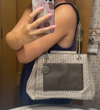 Bolso Guess Beige y Marrón