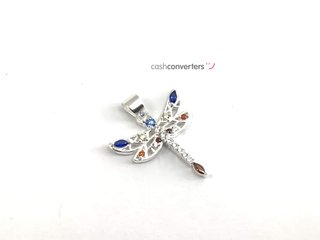 colgante plata 925mm con piedra con circonita