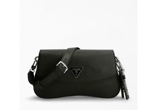 Bolso GUESS Cordelia Negro con Solapa