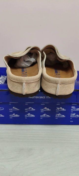 Zapatos birkenstock abiertos Beige Ante talla 42