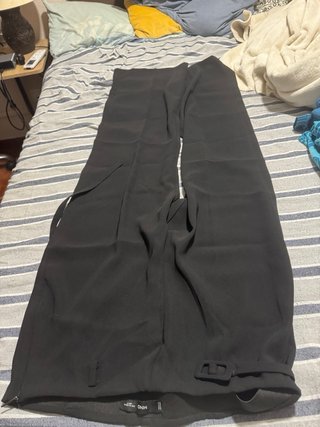 Pantalón de traje Mango negro talla 42
