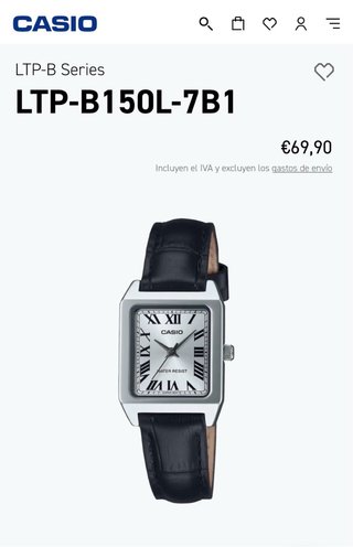 Reloj Casio LTP-B150L-7B1