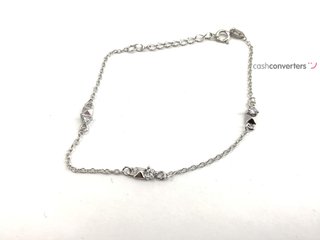 pulsera plata 925mm con piedra con circonita