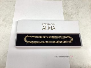 cadena oro 18k 30cm