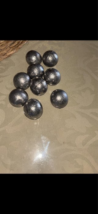 Plomos de pesca bola 200g artesanal (Lotes)