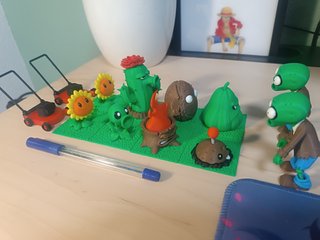 Plants vs Zombies / Plantas contra Zombis Figuras