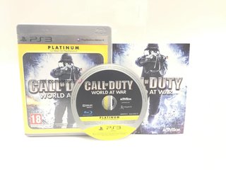call of duty world at war platinum ps3