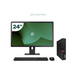 Pack Lenovo M920q Tiny i5 9500T 16GB SSD 512GB + LCD 24" + Tecl y Ratón Inalámbrico + WiFi