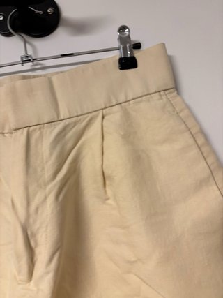 Bermudas de Lino Tiro Alto