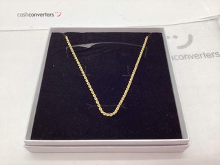 cadena oro 18k 30cm