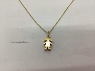 collar oro 18k 22cm