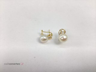 pendientes oro 18k con piedra
