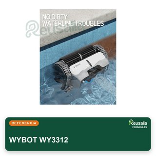 CON TARA - Robot limpiafondos piscina WYBOT WY3312 sin cable