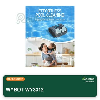 CON TARA - Robot limpiafondos piscina WYBOT WY3312 sin cable