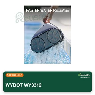 CON TARA - Robot limpiafondos piscina WYBOT WY3312 sin cable