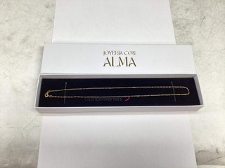 cadena oro 18k 21cm