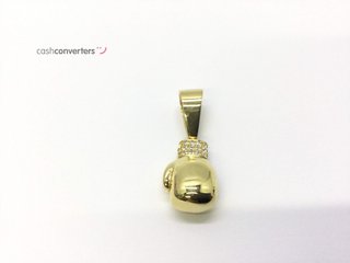 colgante oro 18k con piedra con circonita