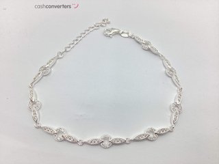 pulsera plata 925mm con piedra con circonita