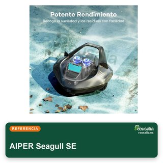 AIPER robot limpiafondos piscina inalámbrico