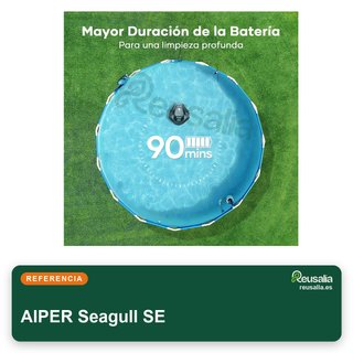 AIPER robot limpiafondos piscina inalámbrico