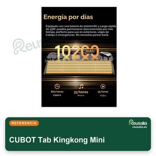 CUBOT Tab Kingkong Mini 6+10GB Negro tablet