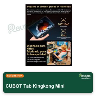 CUBOT Tab Kingkong Mini 6+10GB Negro tablet