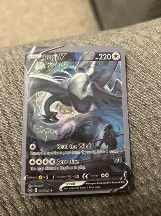 Carta Pokémon Lugia V 186/195