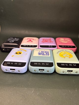 Power Bank com Designs Diferentes