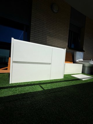 2 Muebles de Baño Blancos. diseño moderno.
