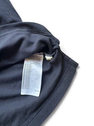 Nike Polo XL Negro Vintage Retro Swoosh Bordado Y2