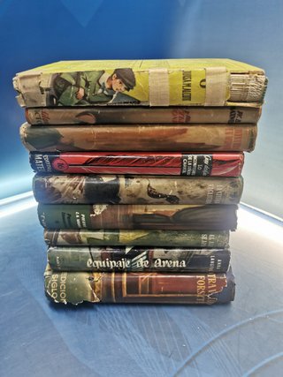 nueve novelas PULP, años 40 y 50-diferentes autores