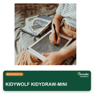 KIDYWOLF Tableta dibujo Mini 8.2" LCD