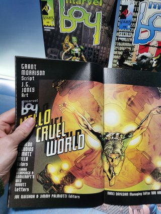 cómics edicion USA Marvel Boy 1 al 6, grapas,1st app Noh-Varr,Grant Morrison, Marvel Comics, MCU 2000