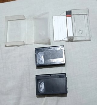 Lote 2 Cintas VHS-C para Videocámara.