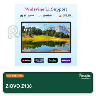 ZIOVO Z138 64GB Azul Tablet niños 10" Android 15