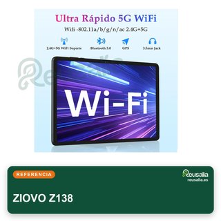 ZIOVO Z138 64GB Azul Tablet niños 10" Android 15