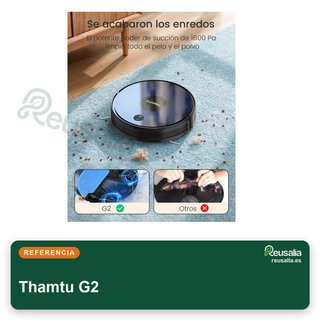 Robot aspirador y friegasuelos Thamtu G2 con app
