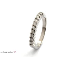anillo oro 18k con piedra con diamante