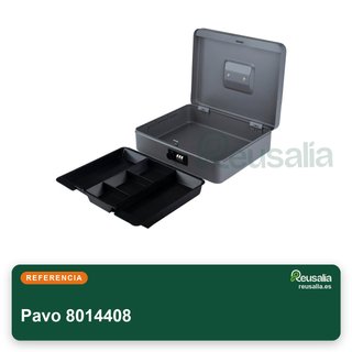 Pavo 8014408 caja fuerte acero gris