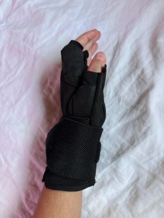 Guantes de gimnasio sin dedos
