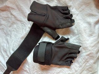 Guantes de gimnasio sin dedos