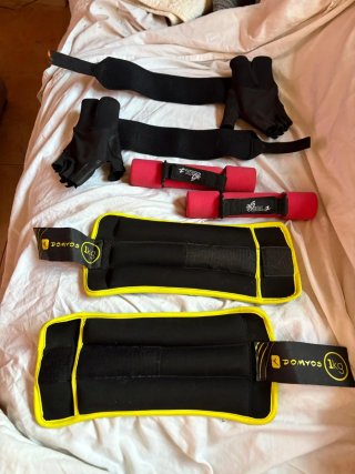 Pesas, Tobilleras y Muñequeras Gym