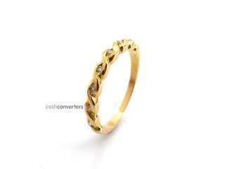 sortija oro 18k con piedra con diamante