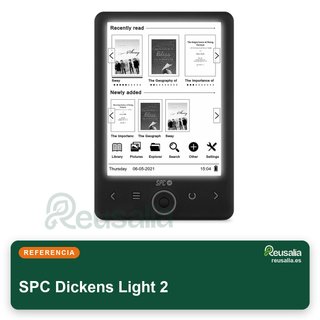 SPC Dickens Light 2 ebook 6" 8GB luz frontal
