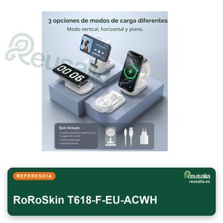 Estación carga magnética plegable 15W MagSafe 3 en