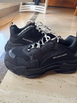 Zapatillas Balenciaga Triple S Negras Talla 45