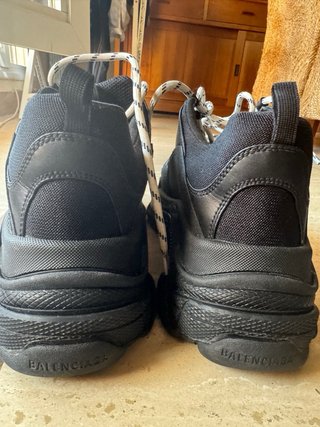 Zapatillas Balenciaga Triple S Negras Talla 45