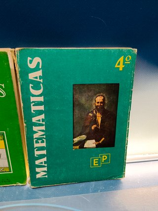 4 libros, MATEMÁTICAS. 1º,2º,3º y 4º curso E.P. JESÚS SESMA, BIBLIOGRÁFICA ESPAÑOLA 1969